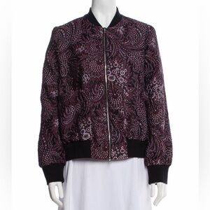 SUNO Printed Bomber Jacket